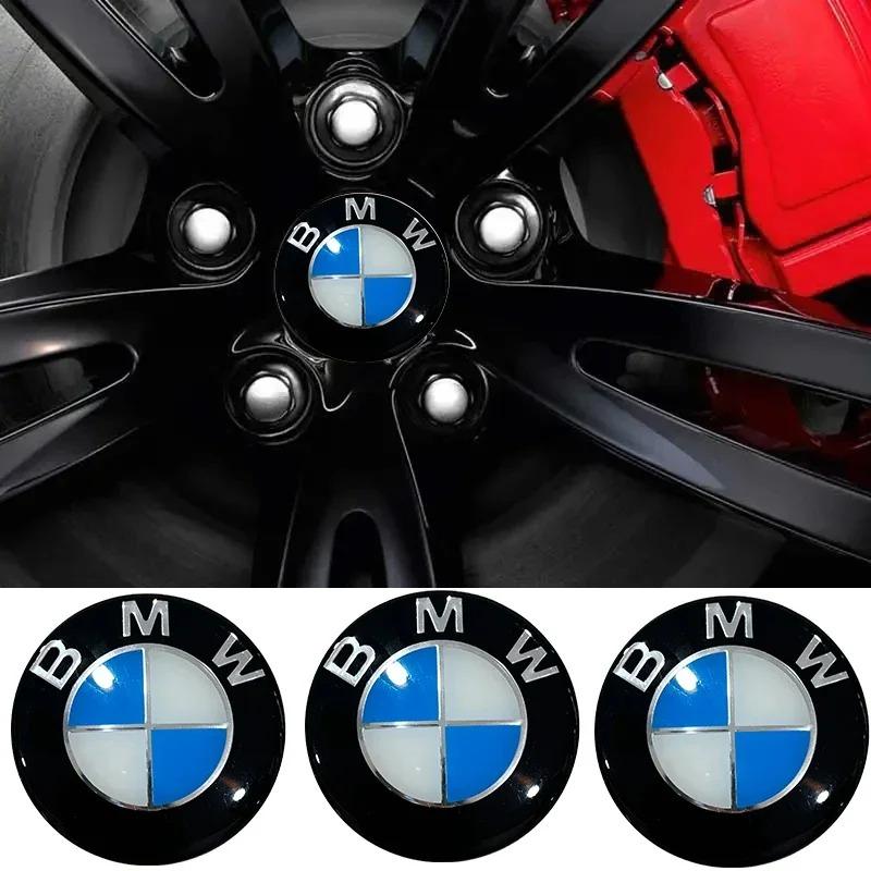63mm 1pc For BMW Car Wheel Hub Caps Center Cover Emblem Sticker All Models Steering Wheel Hubcap Auto Parts Accessories for Bmw