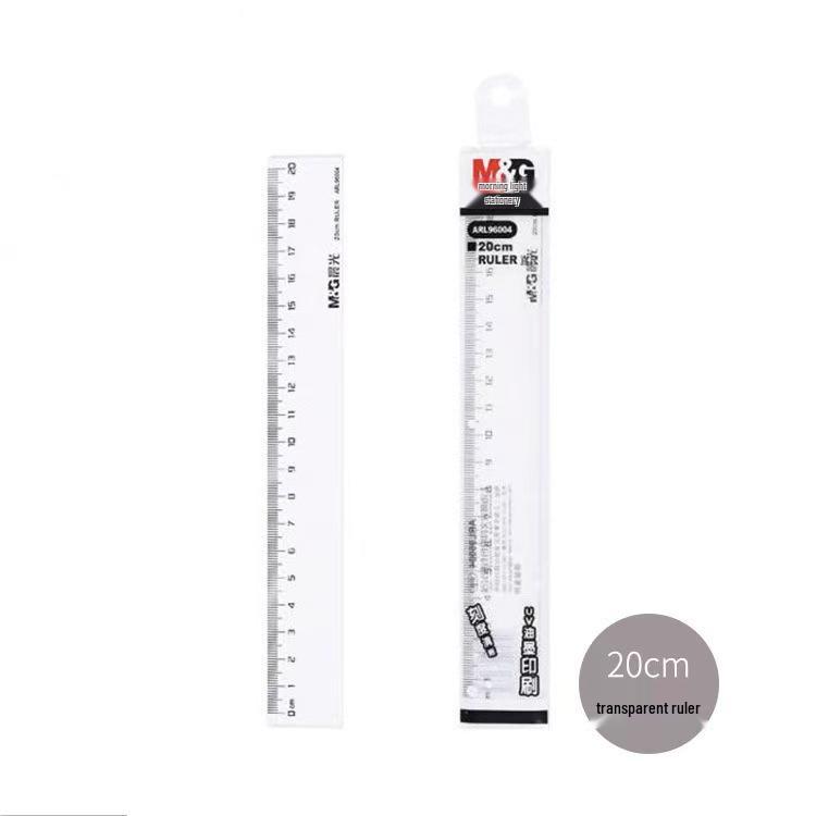 

Transparent 30cm Straight Ruler for Students - ARL96005 Ruler