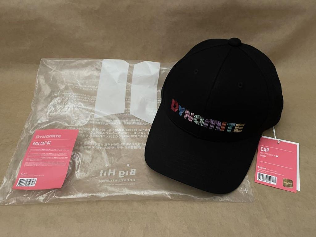 [USED] BTS DYNAMITE Black Cap with Tags