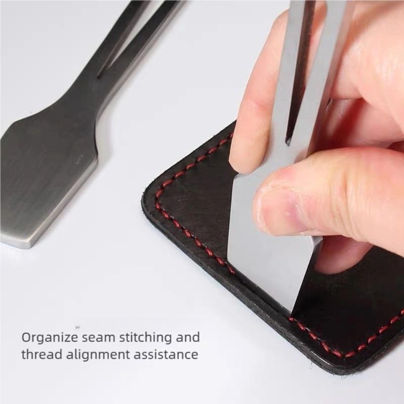 Professional Stainless Steel Leather Stitching Tool For Handmade Sewing And Crafting Projects