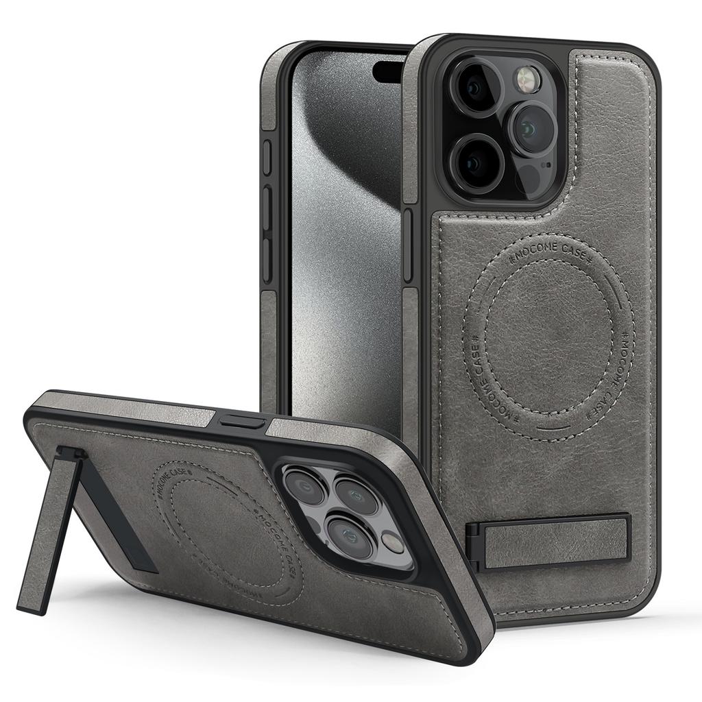 The Crystal Shield Magnetic Ring Invisible Stand Phone Case Is Suitable for the iPhone 15 Pro Max and High-end iPhone 14 Magnetic 11