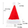 Plüsch Erwachsenen Weihnachtsmann Hut Dekorativer Ersatz Niedlich Männer Frauen Zuhause Cosplay Kostüm Weihnachtsfeier Mütze Kopfbedeckung