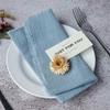 6pcs Washable Gauze Table Towel Cotton Table Decoration Party Supplies Cloth Napkin  Wedding