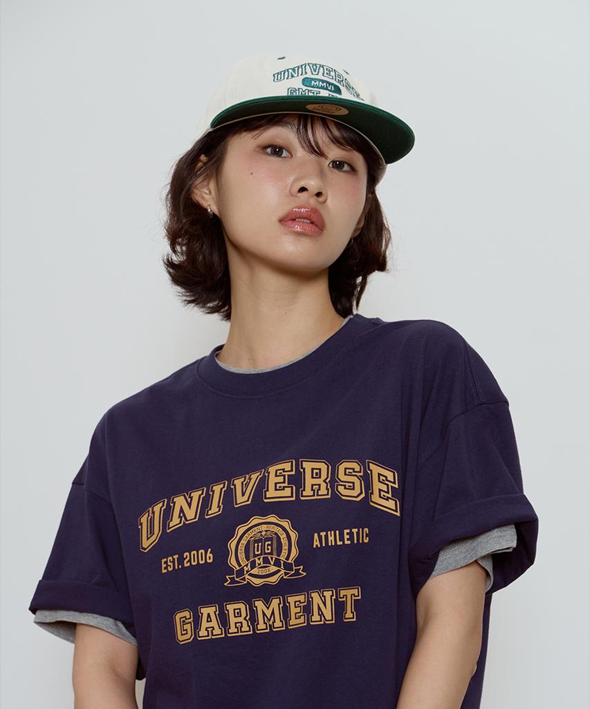 Yunibeoseugameonteu Ug Two-Tone Logo Washed Cap_Green