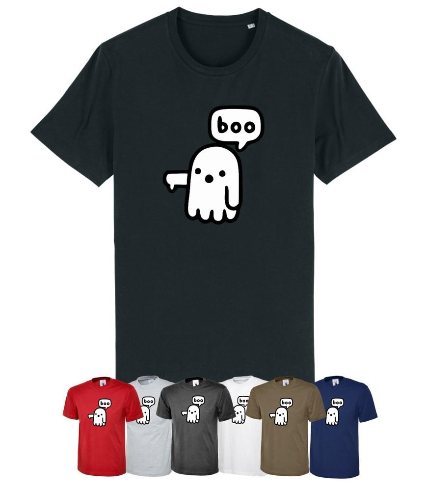 

Unisex BOO GHOST Funny Gift Scary T-shirt Halloween Outfit T Shirt TOP 4XL