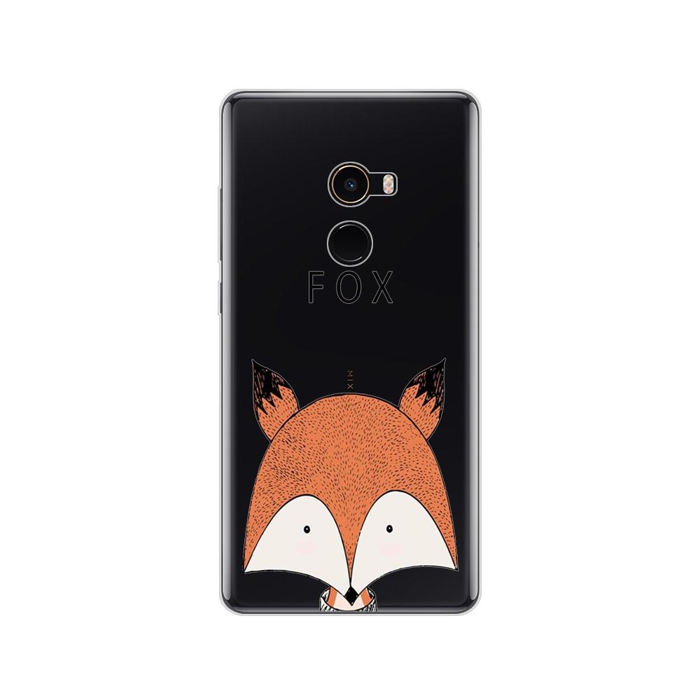 Pouzdro pro Xiaomi Mix 2 Soft Silicon TPU Pouzdro pro Xiaomi Mi Mix 2 Mix2 Zadní kryt Ochranný zadní kryt Transparentní Coque Shell