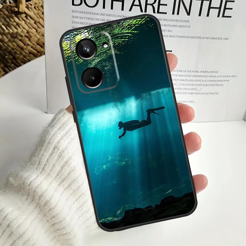 Scuba Diving For Realme GT7 Pro GT6 C75 C61 C67 C63 C71 C55 C51 C65 C53 10 11 12 13 14 15 Pro Plus Case