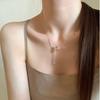 Korean Style Crystal Zirconia Clavicle Necklace: Elegant, Gentle, and Versatile Design