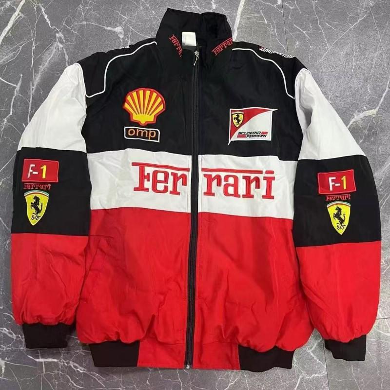 Ferrier Embroidered Racing Jacket Men Long