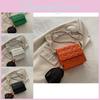 Trendy Minimalist 2024 Summer New Stylish Large Capacity Square Handbag For Women In Chic Black White Green Orange Colors