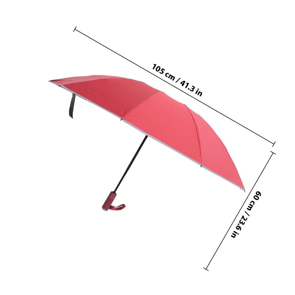 10-Rib Reverse Umbrella Protection Uv Blocking Portable Folding Travel Umbrella Lightweight Compact for Outdoor Use