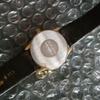 Used RADO quartz watch gold dial date display