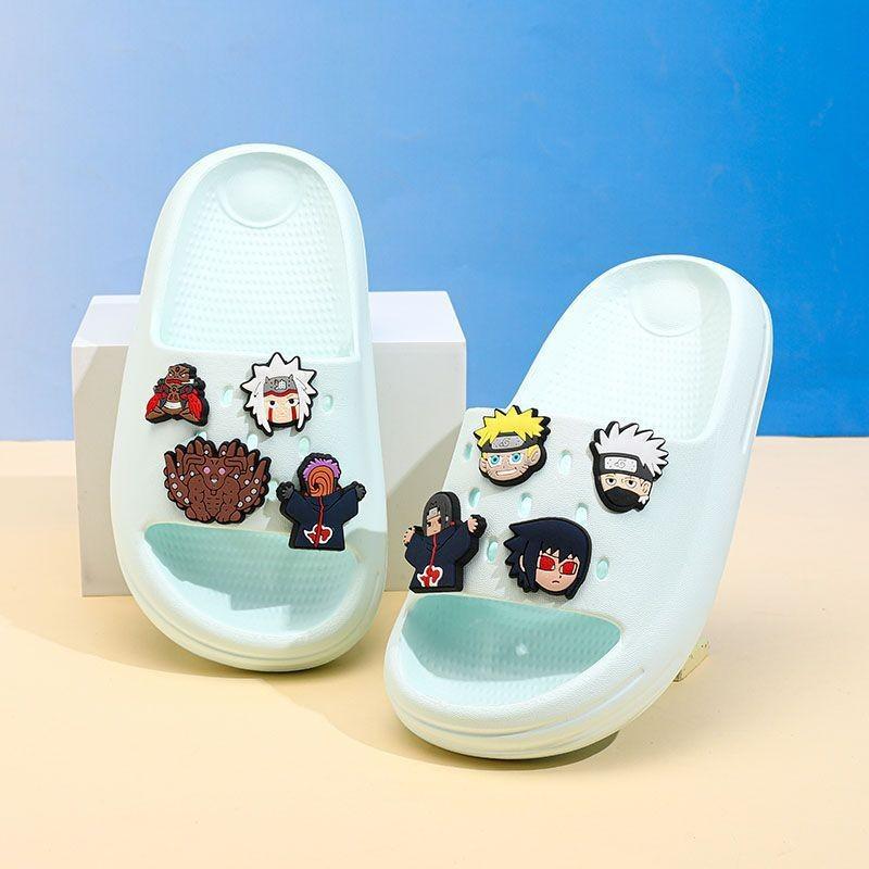 Kids Cartoon Comfortable Slippers Soft Sole Non Slip Ninja Design Perfect For Home Use