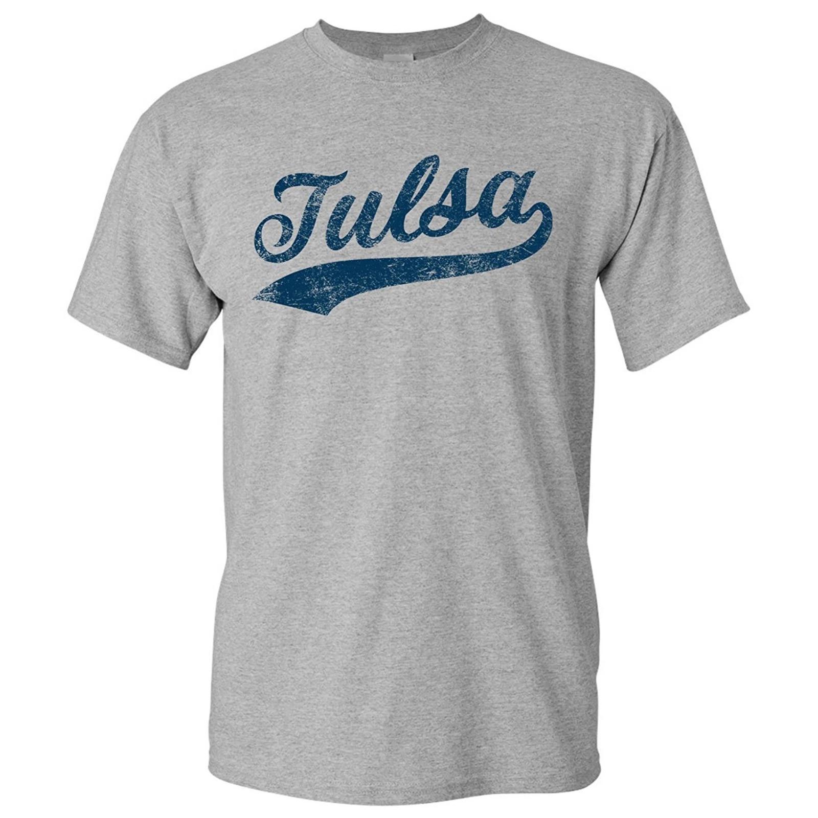 Tulsa City Script Men s Unisex T-Shirt - Sport Grey S