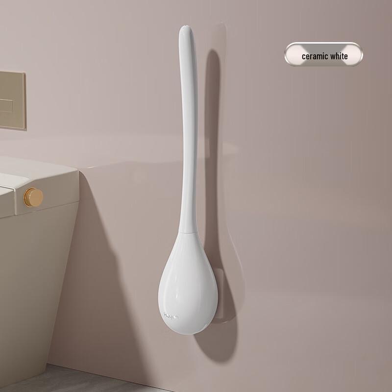 Wall-Mounted Silicone Toilet Cleaning Brush