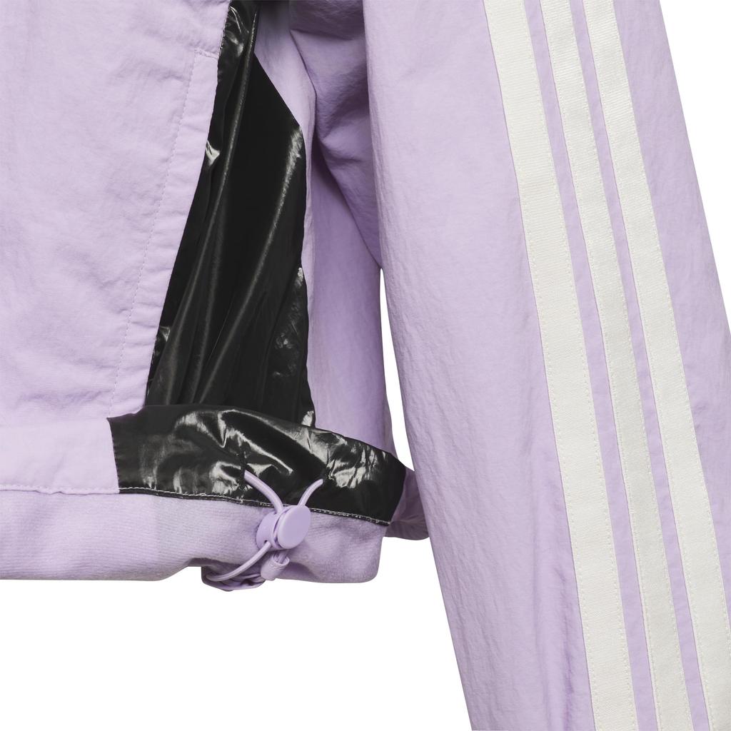 Adidas GP Woven Powder Plum Velikost 140 Dětská bunda, Dívčí, WU048, (JZ8677),