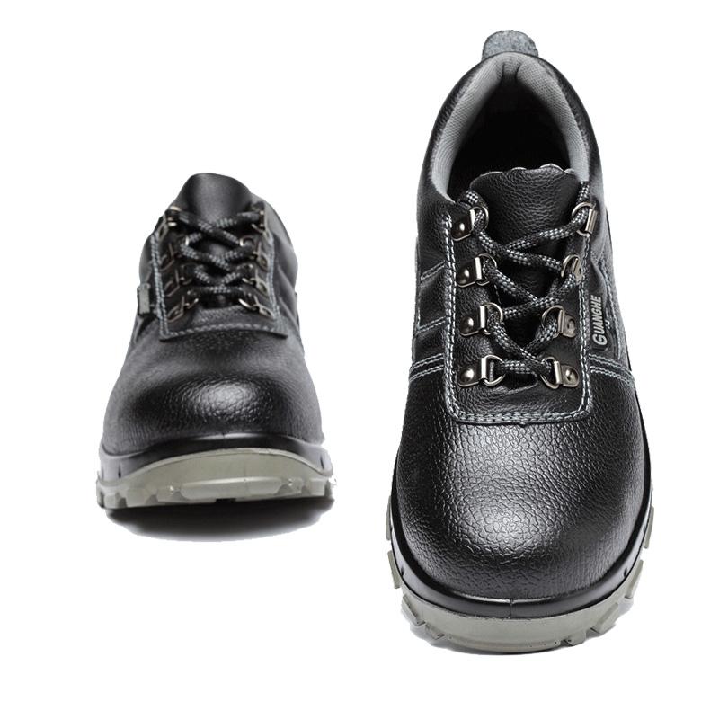 Work Safety Shoes Men Genuine Leather Breathable Anti-puncture Work Sneakers Male Steel Toe Work Safety Indestructible Boots