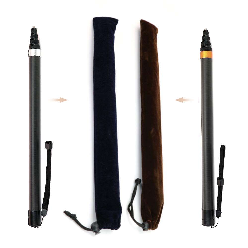 Carbon Selfie Extended Stick Ultra-Long Adjustbable Stick For Insta360 X5 X4 X3 ONE RS/ONE R/ONE X2/ONE X /GoPro/DJI