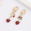 Set Of 3 Realistic Strawberry Keychain Ornaments Lobster Clasp Keyring Decorative Accessory for Keys Bags and Phones
