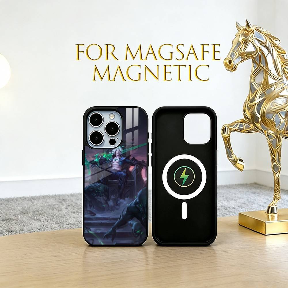 Ruined King Phone Case For iPhone17,16,15,14,13,12,11 Plus,Pro Magnetic For Magsafe Wireless Charging
