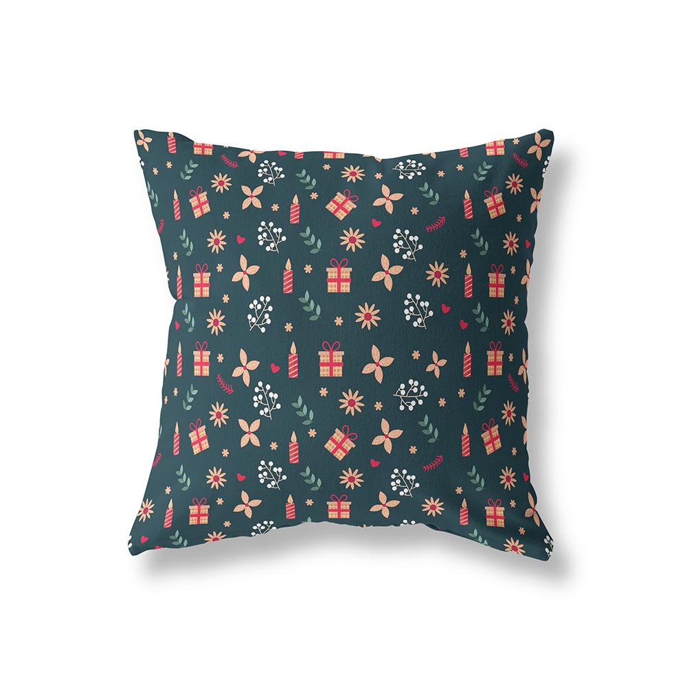 Christmas Simple Printed Polyester Pillowcase Home Decor Cushion Cover Bedroom Living Room Sofa Car Decor Pillowcase