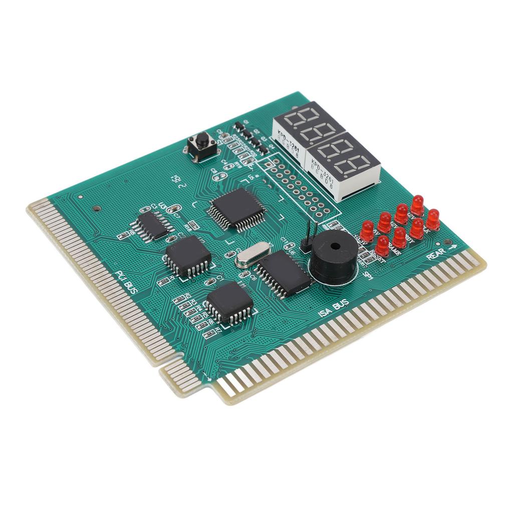 PC Diagnostic Card 4 Digit Standard PCI ISA Port Dual POST Code Display Desktop Diagnostic Card for PC Mother Board