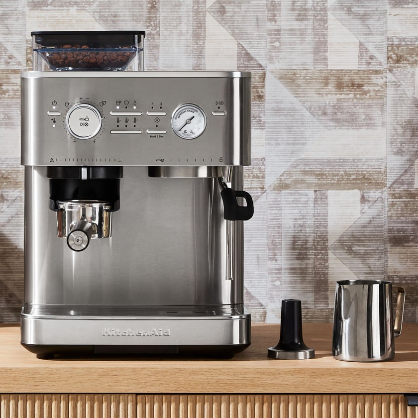 Kitchenaid Semi-Automatic Coffee Maker Kitchenaid Color: Brushed Steel