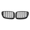 For BMW X5 E53 2004-2006 Front Hood Kidney Bumper Racing Grille Mesh Double Slat Style Grill Car Replacement Accessories Black