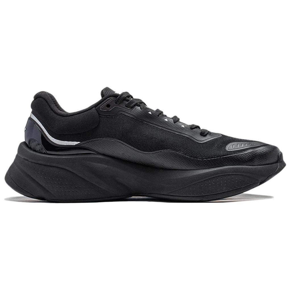Li Ning Soft Cushioning Abrasion Resistant Lightweight Low top Casual Shoes Women's Black AGLU010-1