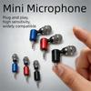3/4 Level Condenser Microphone Bendable Metal Recording Microphone Mini Microphone  Live Broadcast