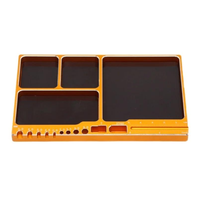 Magnetic Screw Tray Storage Container Ring Electronic Parts Screw Beads Organizer Tray for Boat Airplane Model HSP RC Model Car