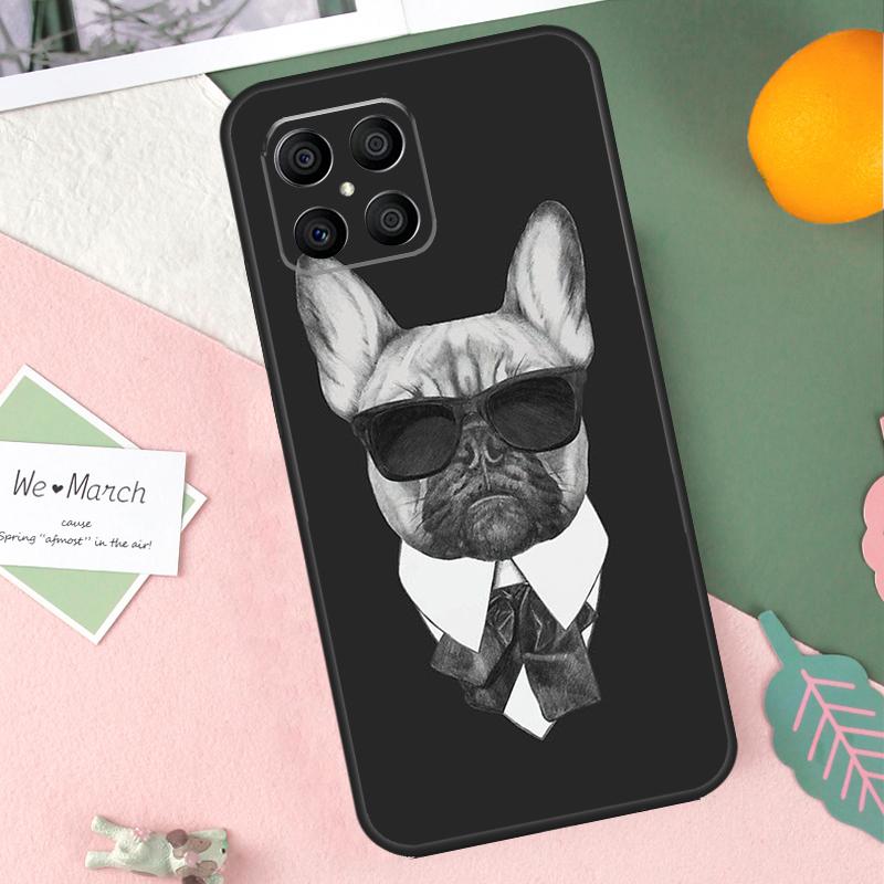 French Bulldog Case For Honor 200 Pro 50 70 90 Lite X9b X9a X8b X8a X8 X9 X9c Honor Magic 7 5 6 Pro Cover