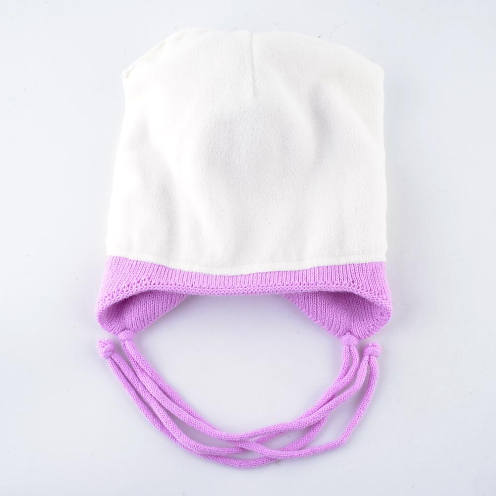 Warme Mützen und Schal-Set für Mädchen im Winter, gestrickt, schöne Kindermützen mit Kunstfell-Bommel für Kinder