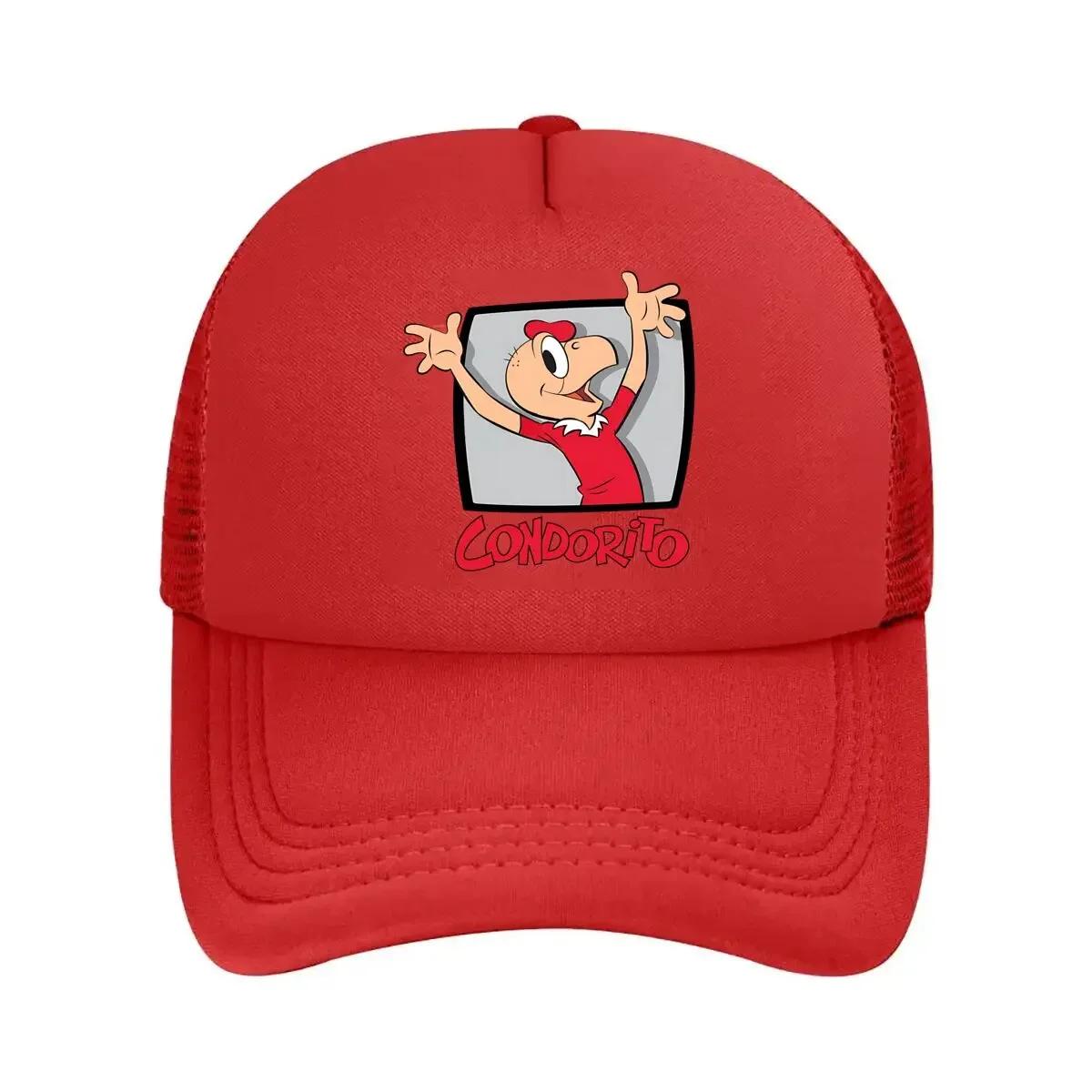 Condorito Cartoon Art Classic Chilean Comic Character for Latin Fans Mesh Baseball Cap One Size