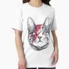 Ziggy Stardust Cat David Bowie Tee, WoAll Sizes Essential T-Shirt