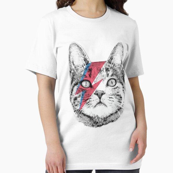 Ziggy Stardust Cat David Bowie Tee, WoAll Sizes Essential T-Shirt