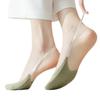 Ice Silk Half-Foot Suspender Socks - Non-slip, Sweat-Absorbing, Invisible Boat Socks for Spring & Summer High Heels