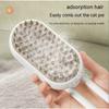 1PC New Pet Spray Comb for Cats and Dogs Pet Electric Spray Hair Removal Comb One Key Spray Anti-Flying Massage Brush, Clean Massage