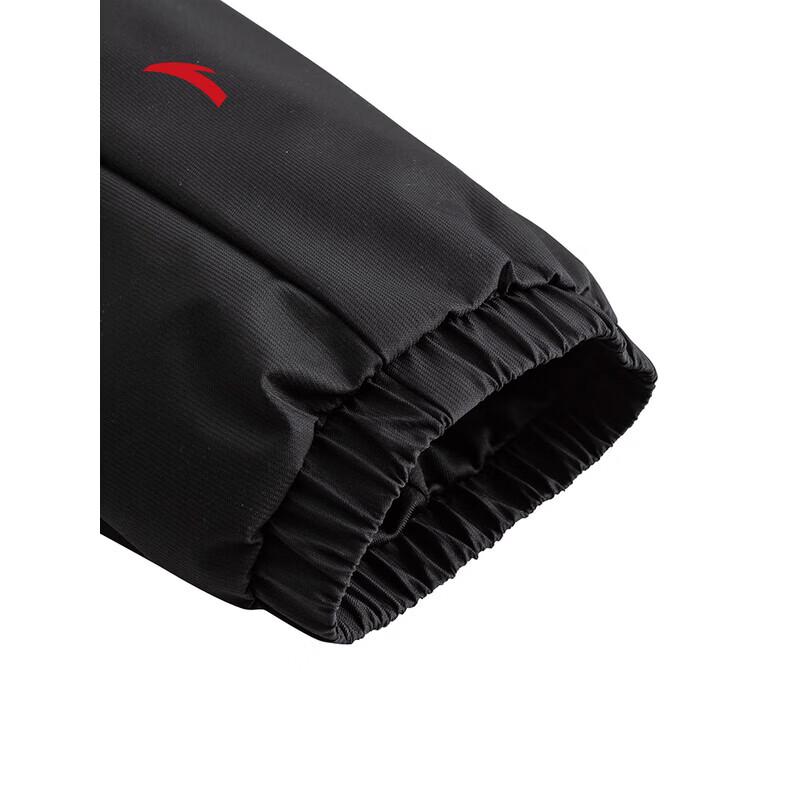 Anta Men's Water-Repellent Fleece-Lined Stand Collar Jacket