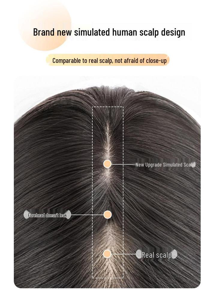 Women's Full Wig with Large Wavy Curls - Natural, Fluffy, No Hairnet Needed, Perfect for Everyday Wear, Boosts Hair Volume