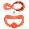 MetaQuest 3 Retractable VR Eye Mask - Light-Blocking, Waterproof, Sweatproof, Silicone Face Shield