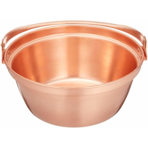 Marushin Copperware, Endo Shoji Copper Mountain Vegetable Pot (without tin lining), 30cm, ASV01030
