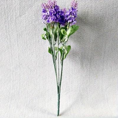 Home Table Decoration Environmental Protection Provence Flower 10 Head Foam Lavenda White Pin