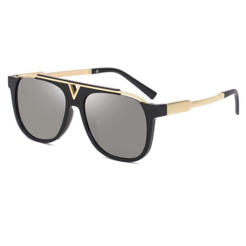 Large Frame Sunglasses Men'S Mascot Contrasting Color Glasses Legs Sunglasses Men'S Tide Z0936E