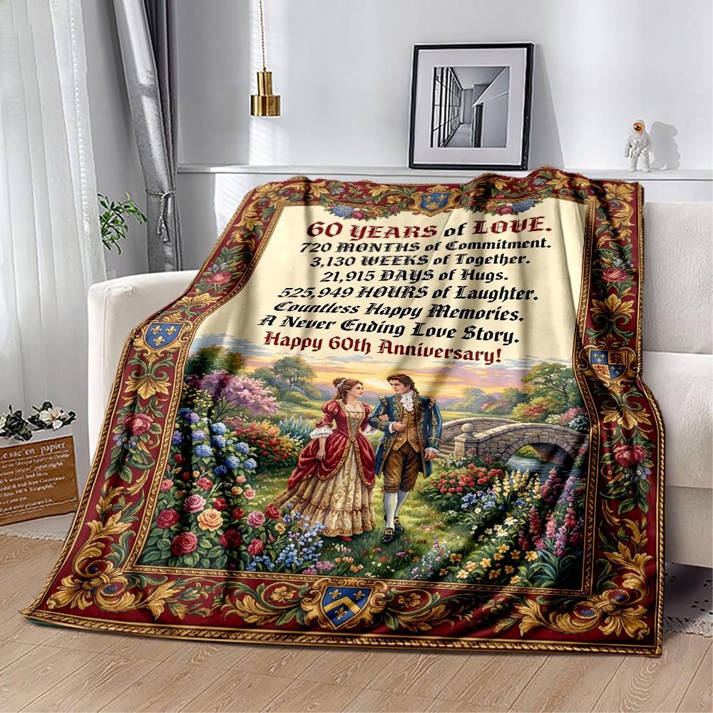 Chapter 60: New Beginnings Flannel Blanket-Soft and Suitable for Sofas,Beds,Offices,Travel,All Seasons,Great Gift for Holidays and Birthdays.