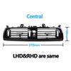 LHD RHD Piano Black Front Air Vents AC Outlet Panel Chrome For BMW 5 Series F10 F11 F18 520i 523i 525i 528i 535i