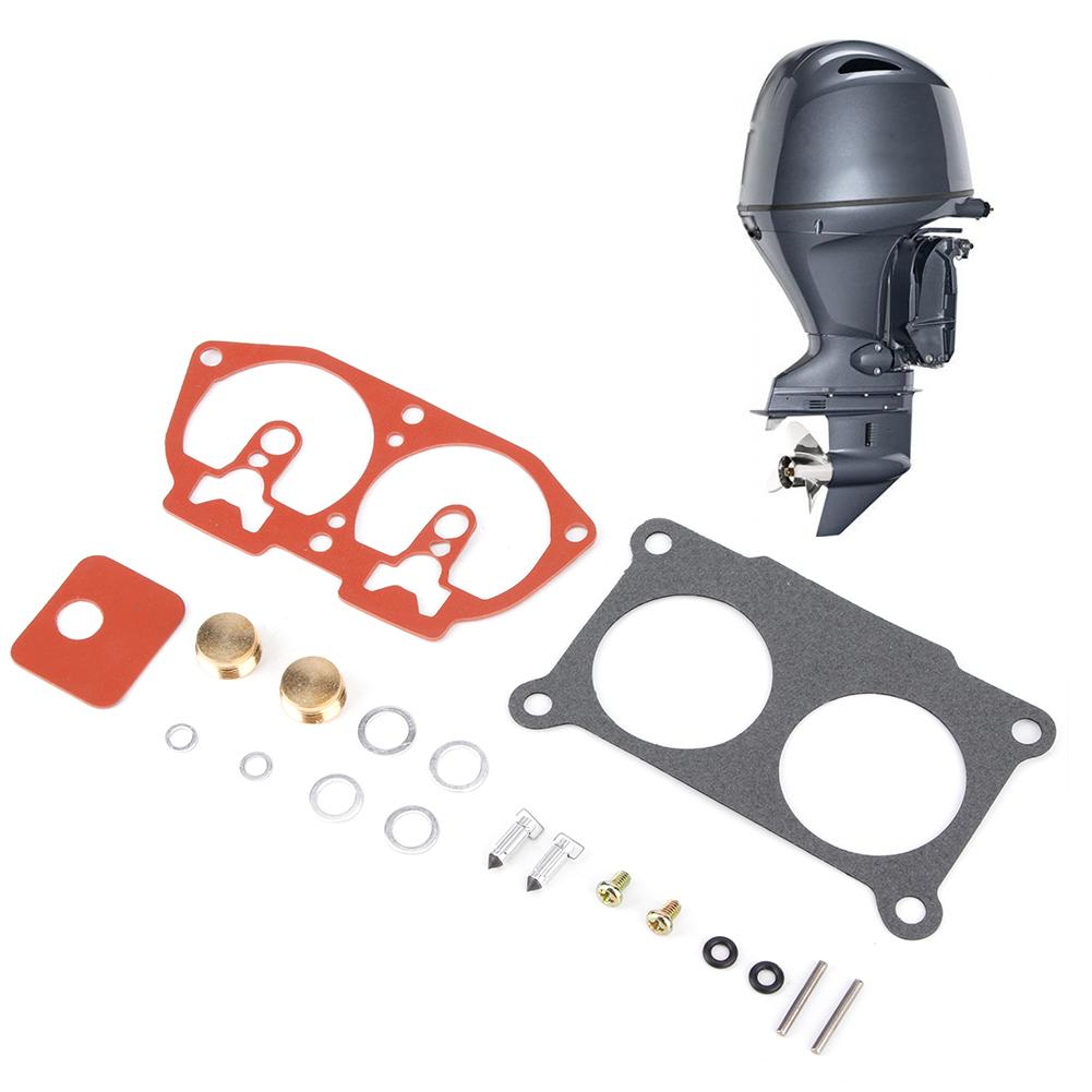 Set de kit de reparare a carburatorului pentru reconstrucția carburanților, potrivit pentru motoarele Yamaha Outboard V4 V6