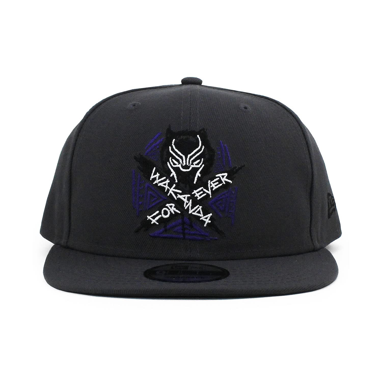 Кепка-snapback 9FIFTY Marvel Comics MARVEL COMICS 950 LOW CAP Персонаж Американский комикс Черная Пантера [New Era] SNAPBACK CAP (черный (ВАКАНДА НАВСЕГДА))