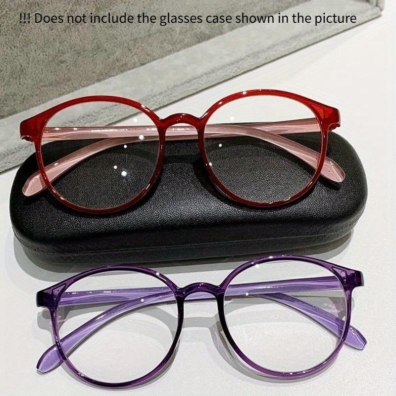 3pcs Ultra Light Round Frame Glasses Fashionable for Daily Computer Reading Use High Quality Eyewear