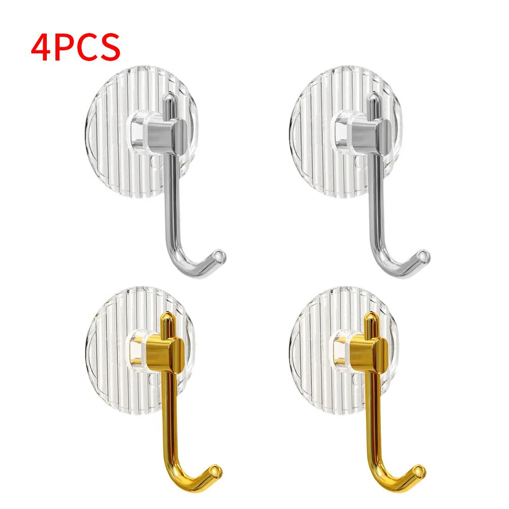 Self Adhesive Acrylic Wall Hooks Waterproof Towel Hooks For Bathroom Shower Home Organization For Luxury Design Strong Hold